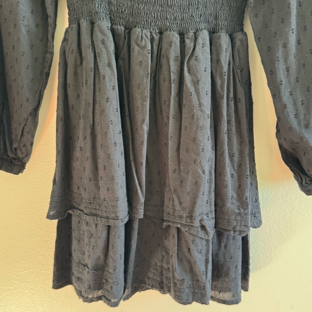 Cleobella Berit Black
Embroidered Mini Long Sleeve Dress size Small - Picture 6 of 10